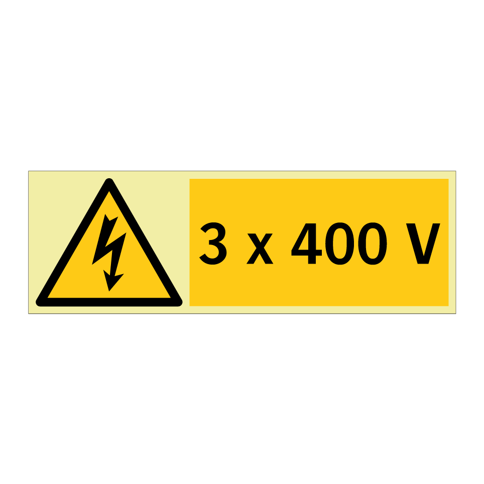 3 x 400 V