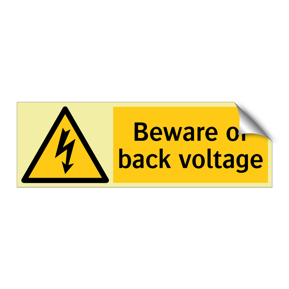 Beware of back voltage