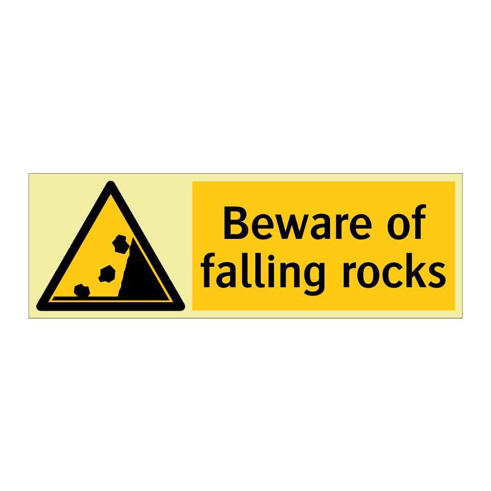 Beware of falling rocks