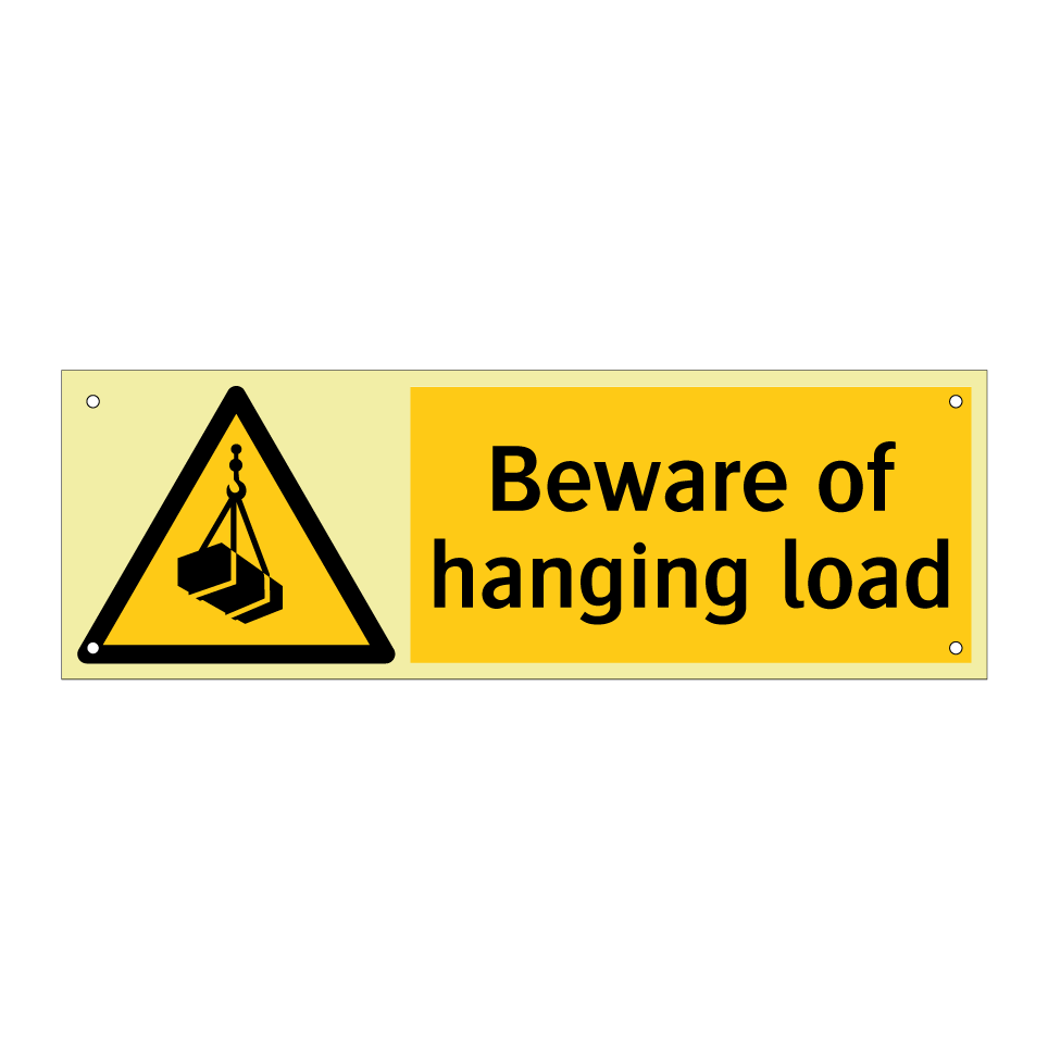 Beware of hanging load