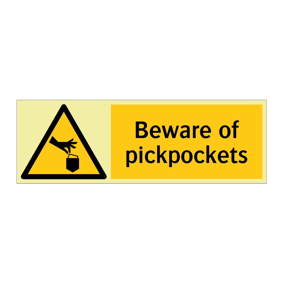 Beware of pickpockets