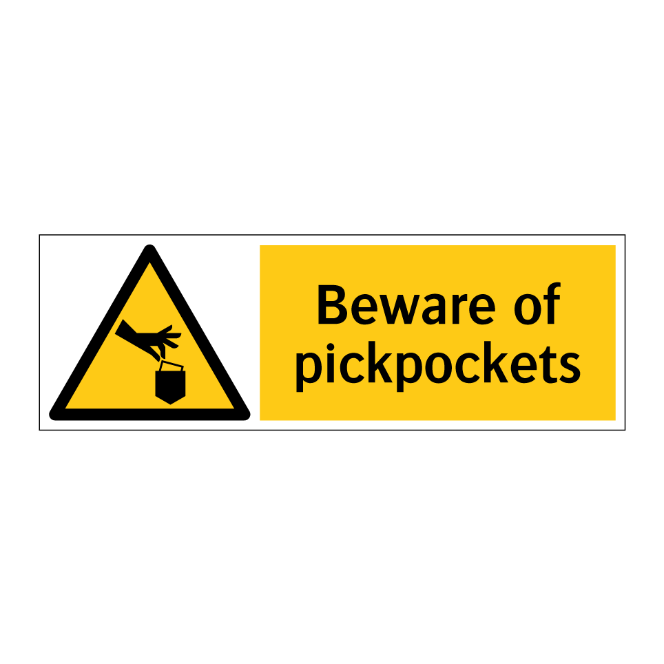 Beware of pickpockets