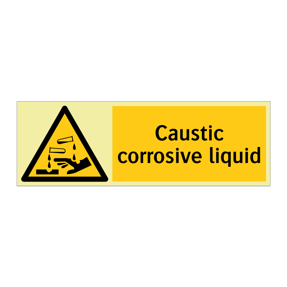 Caustic corrosive liquid