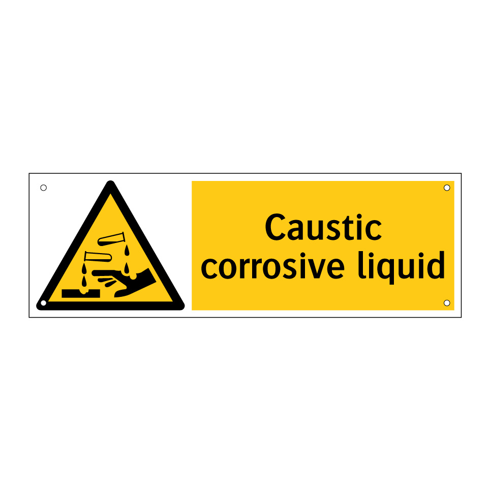 Caustic corrosive liquid