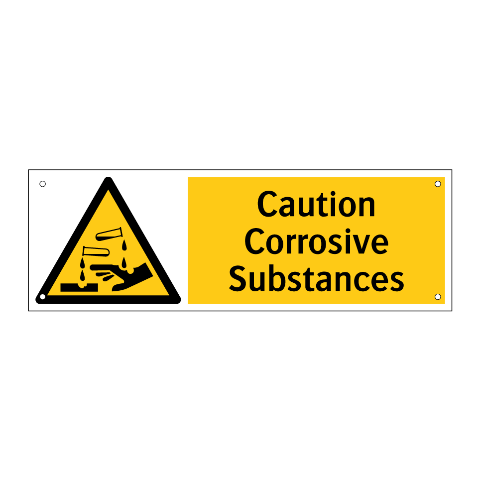 Caution Corrosive Substances