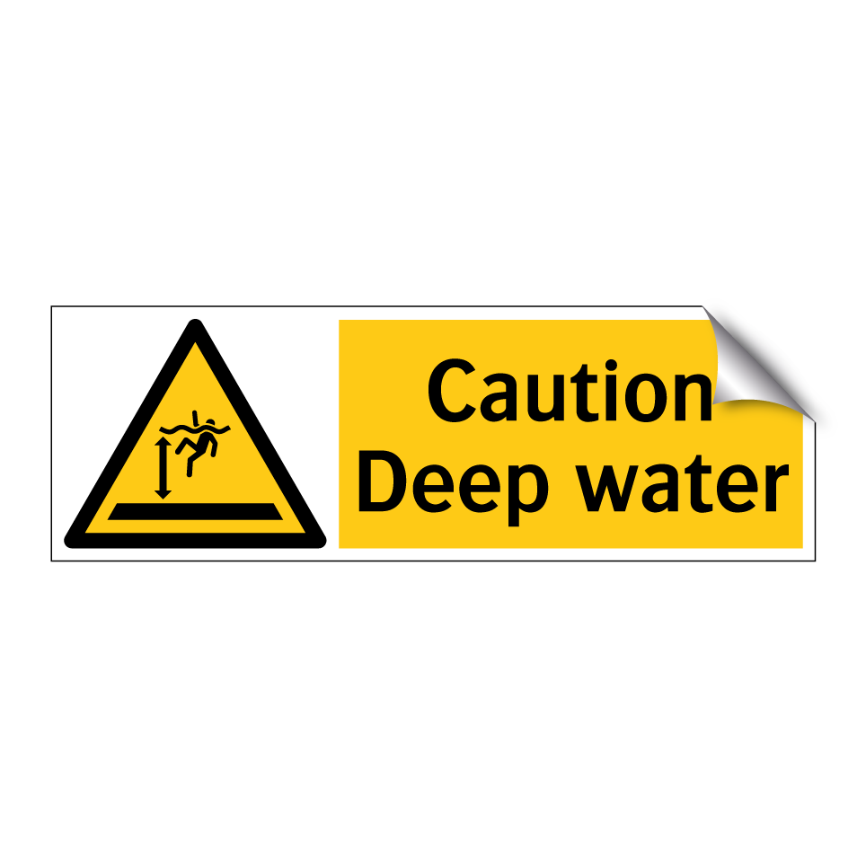 Caution Deep water