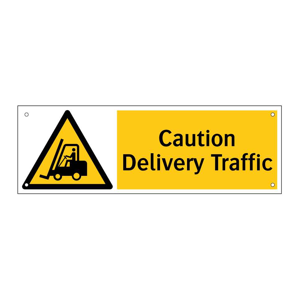 Caution Delivery Traffic