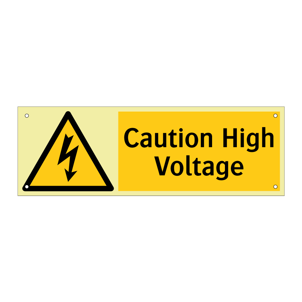 Caution High Voltage
