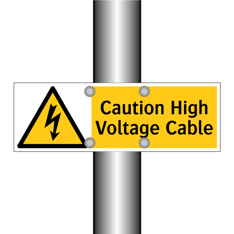 Caution High Voltage Cable