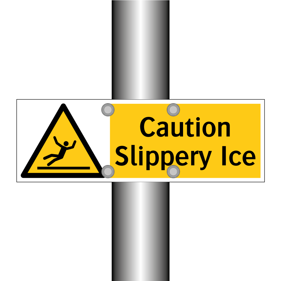 Caution Slippery Ice