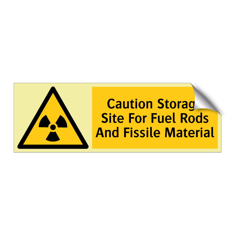 Caution Storage Site For Fuel Rods And Fissile Material