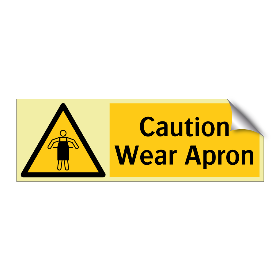 Caution Wear Apron
