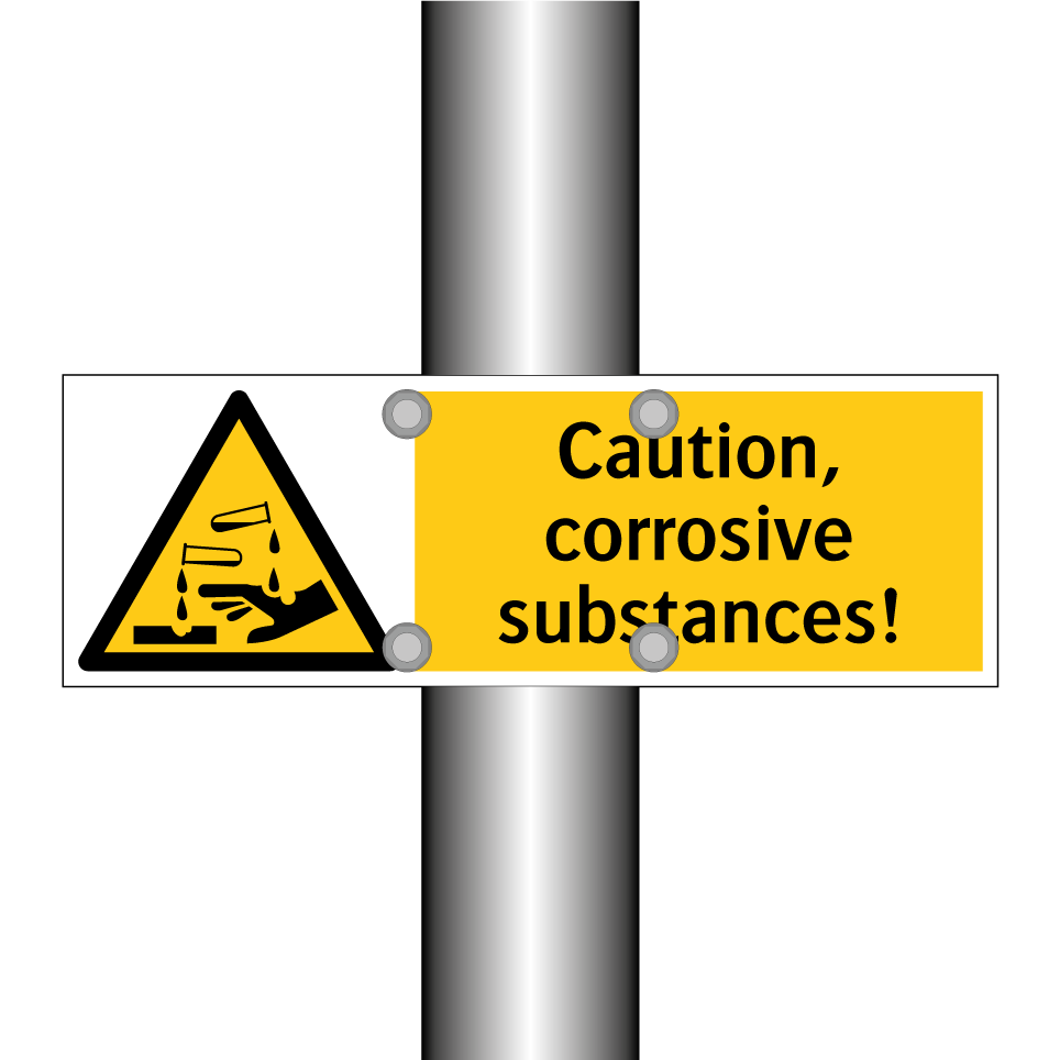 Caution, corrosive substances!