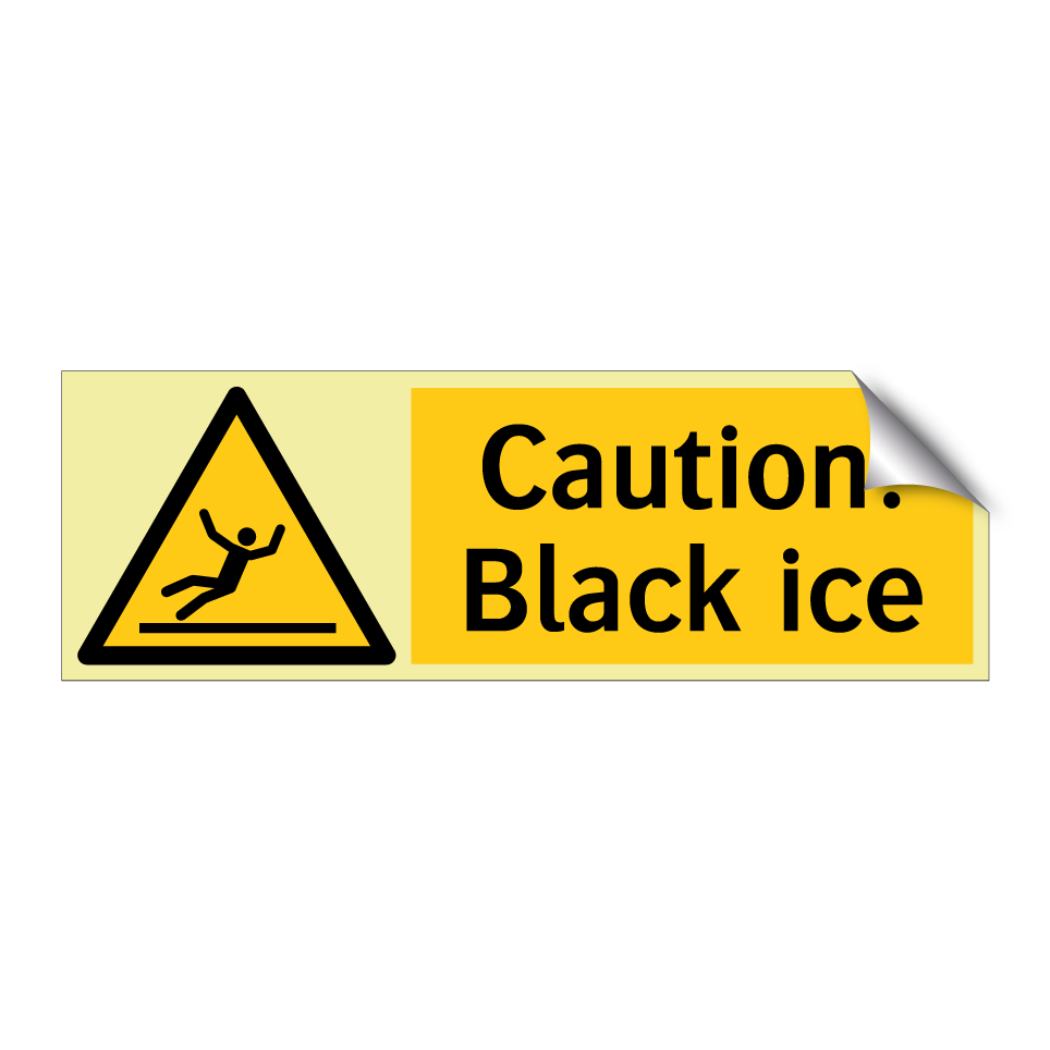 Caution! Black ice