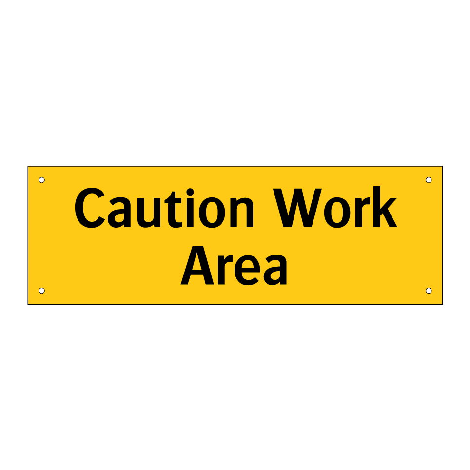 Caution Work Area