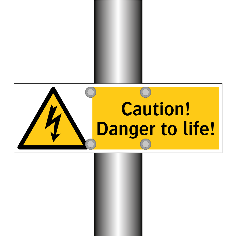 Caution! Danger to life!