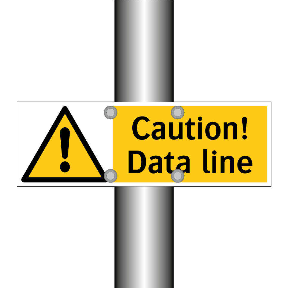 Caution! Data line