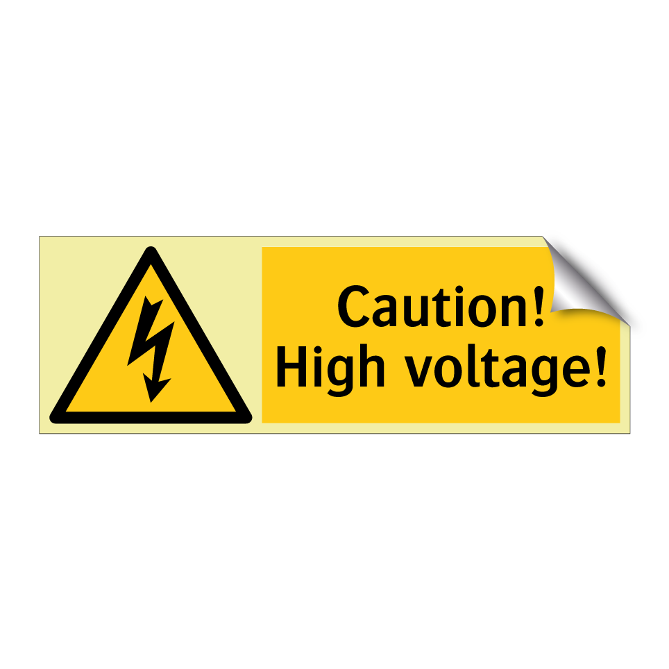 Caution! High voltage!