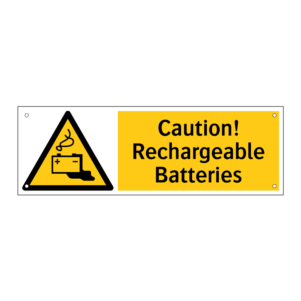 Caution! Rechargeable Batteries