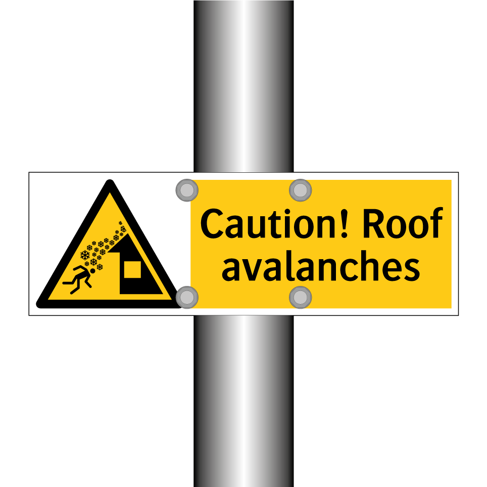 Caution! Roof avalanches