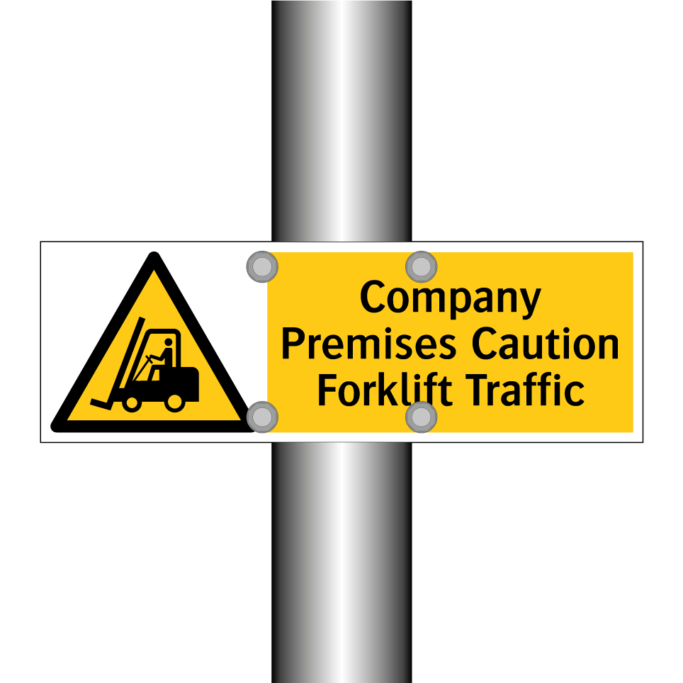 Company Premises Caution Forklift Traffic