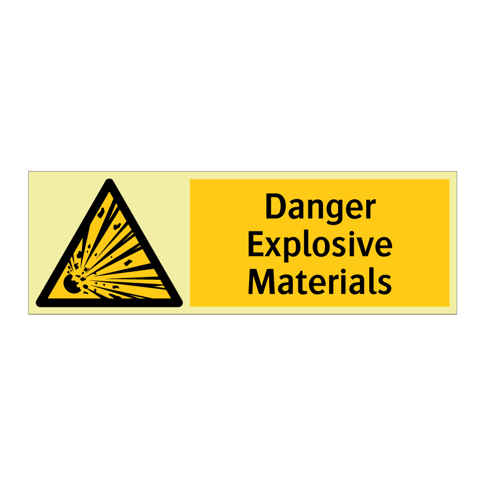 Danger Explosive Materials