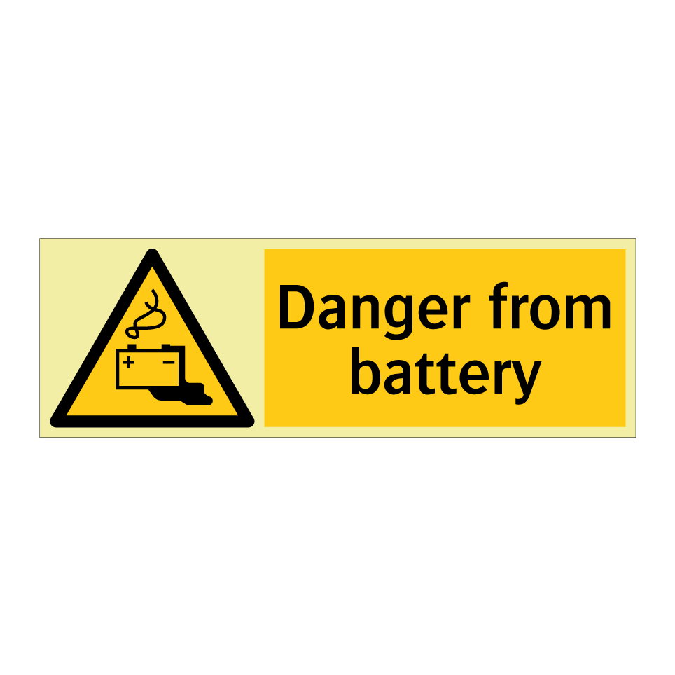Danger from battery