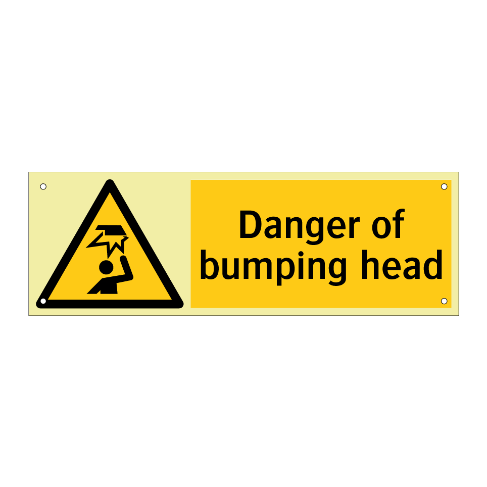Danger of bumping head