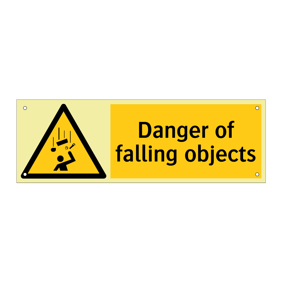 Danger of falling objects