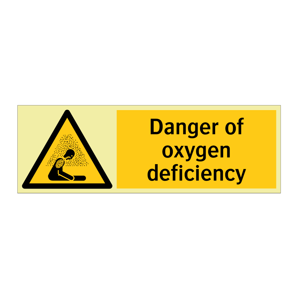 Danger of oxygen deficiency