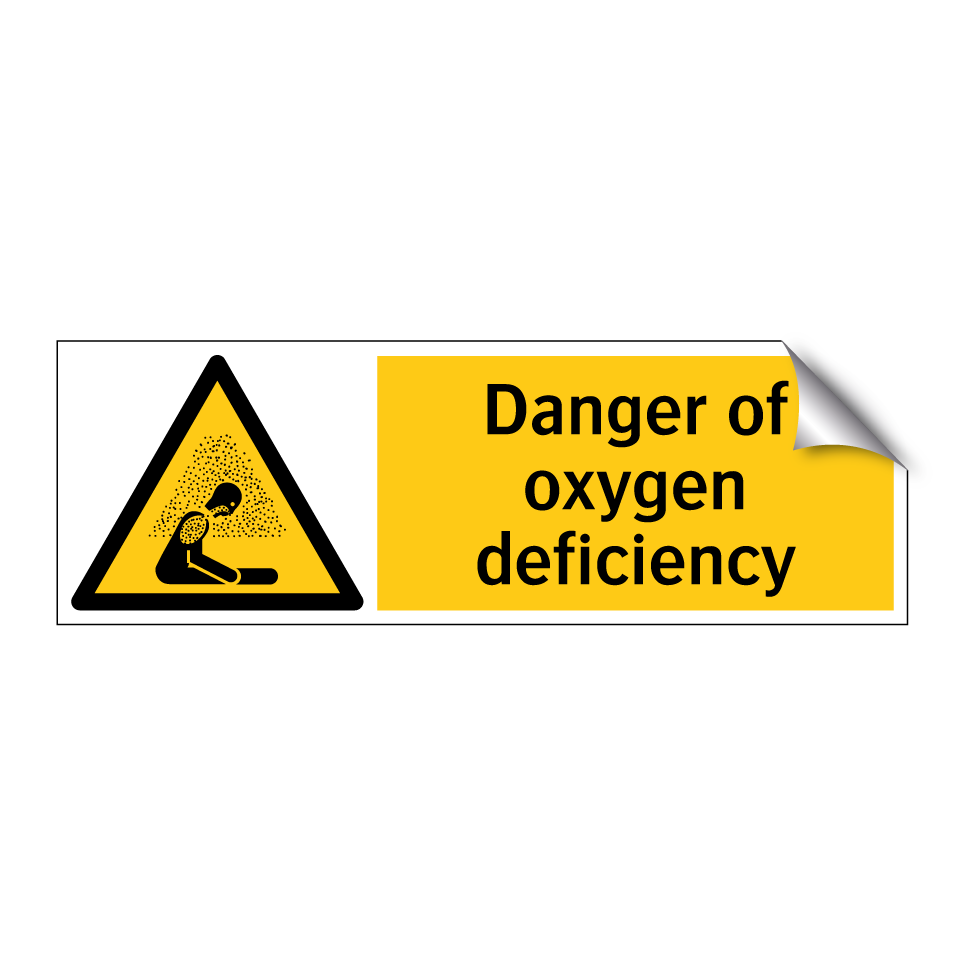 Danger of oxygen deficiency