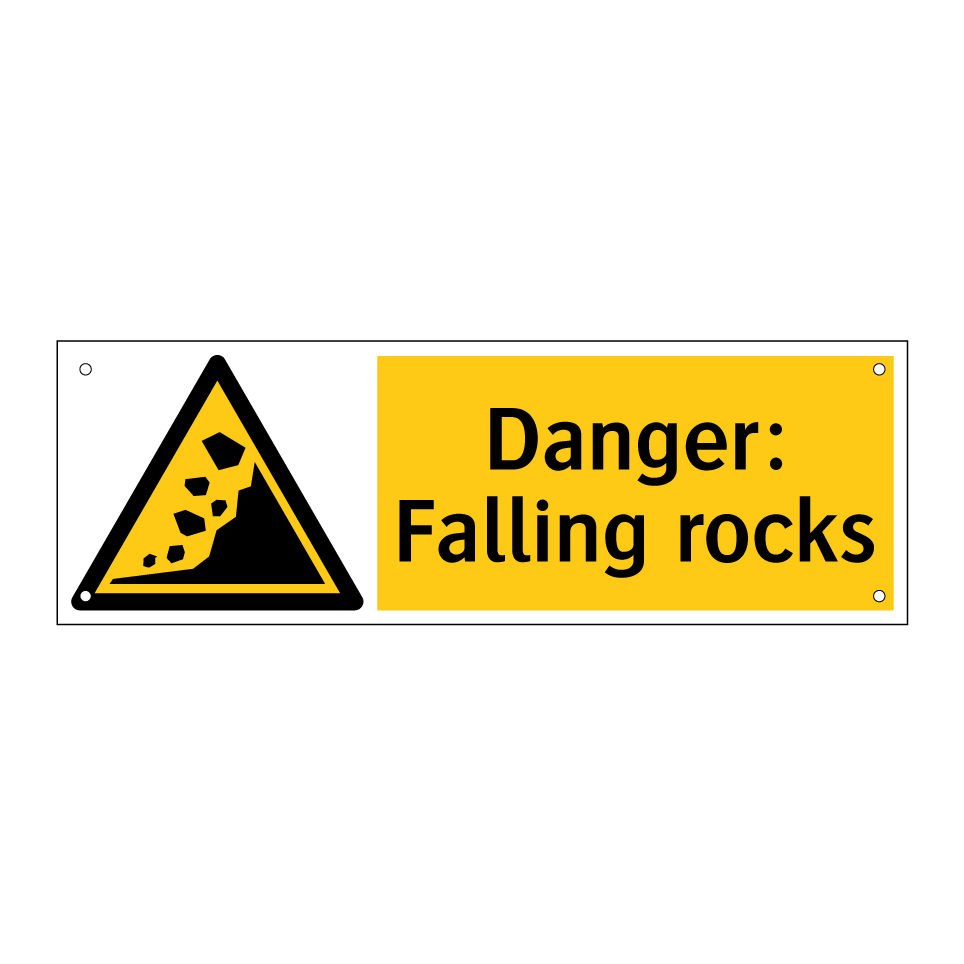 Danger: Falling rocks