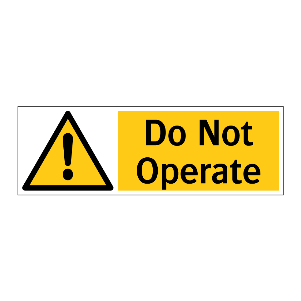 Do Not Operate