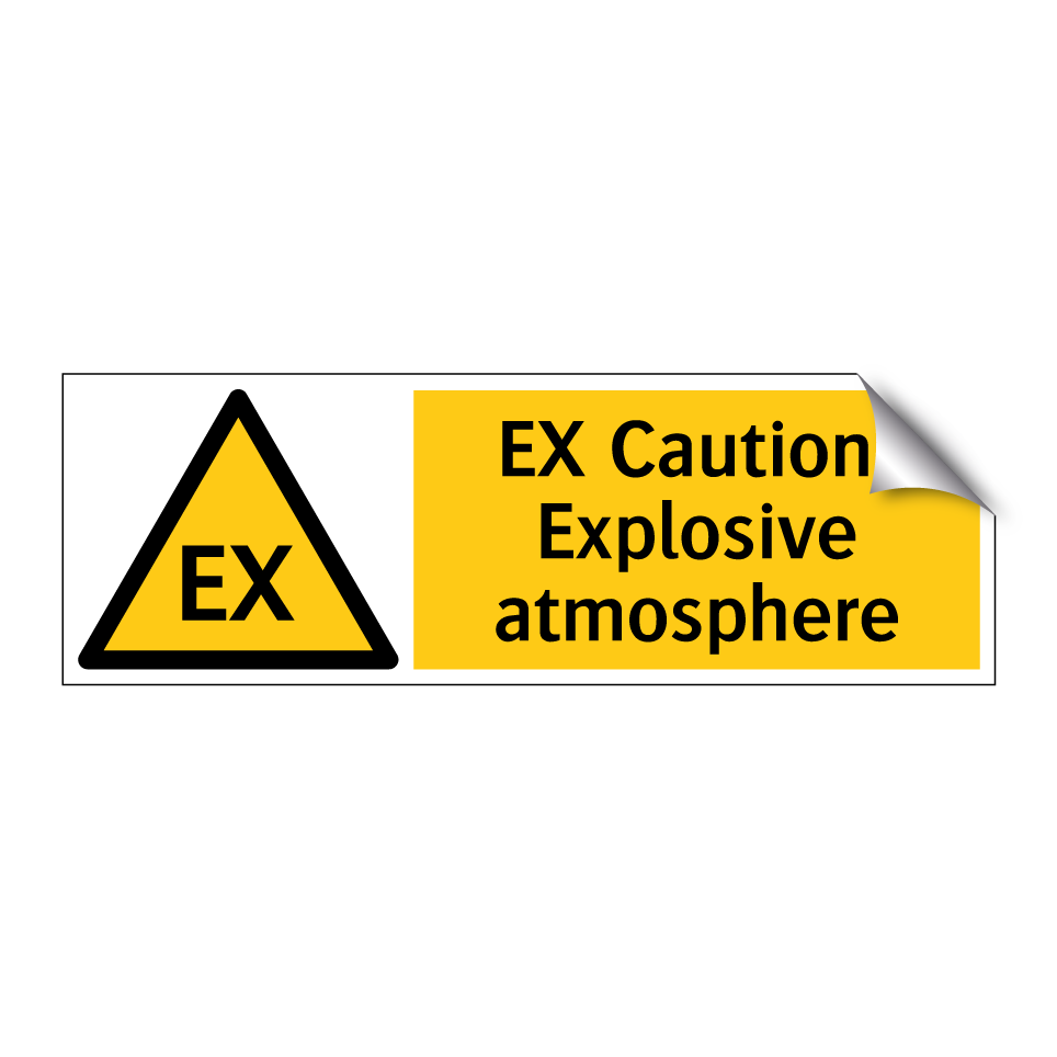 EX Caution! Explosive atmosphere