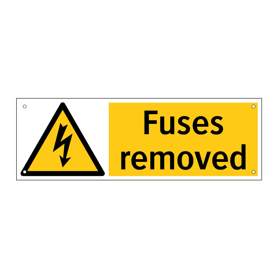 Fuses removed