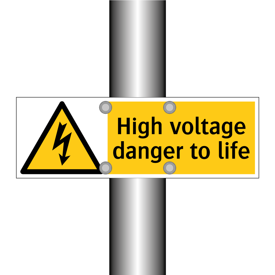 High voltage danger to life