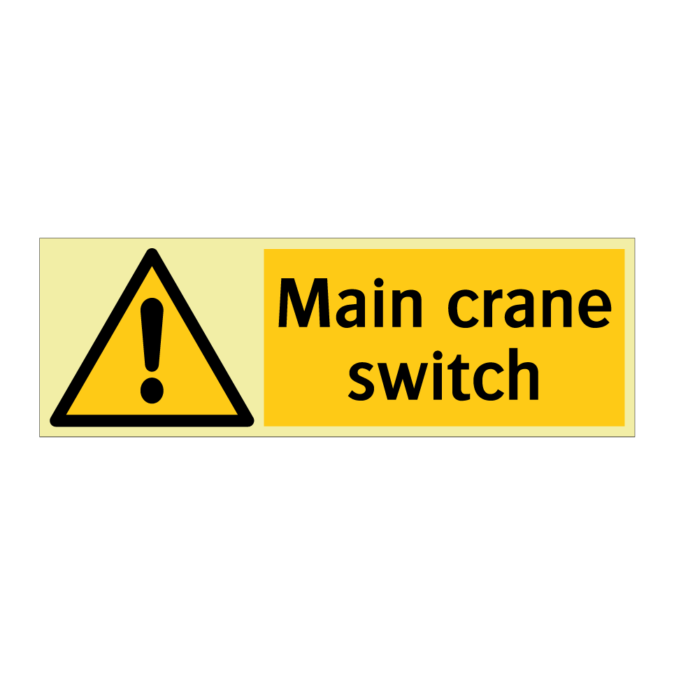 Main crane switch