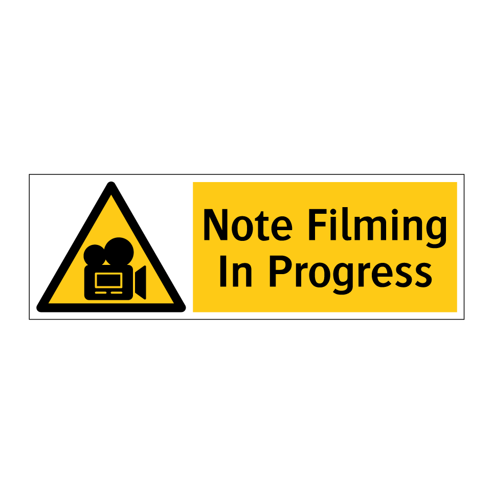 Note Filming In Progress