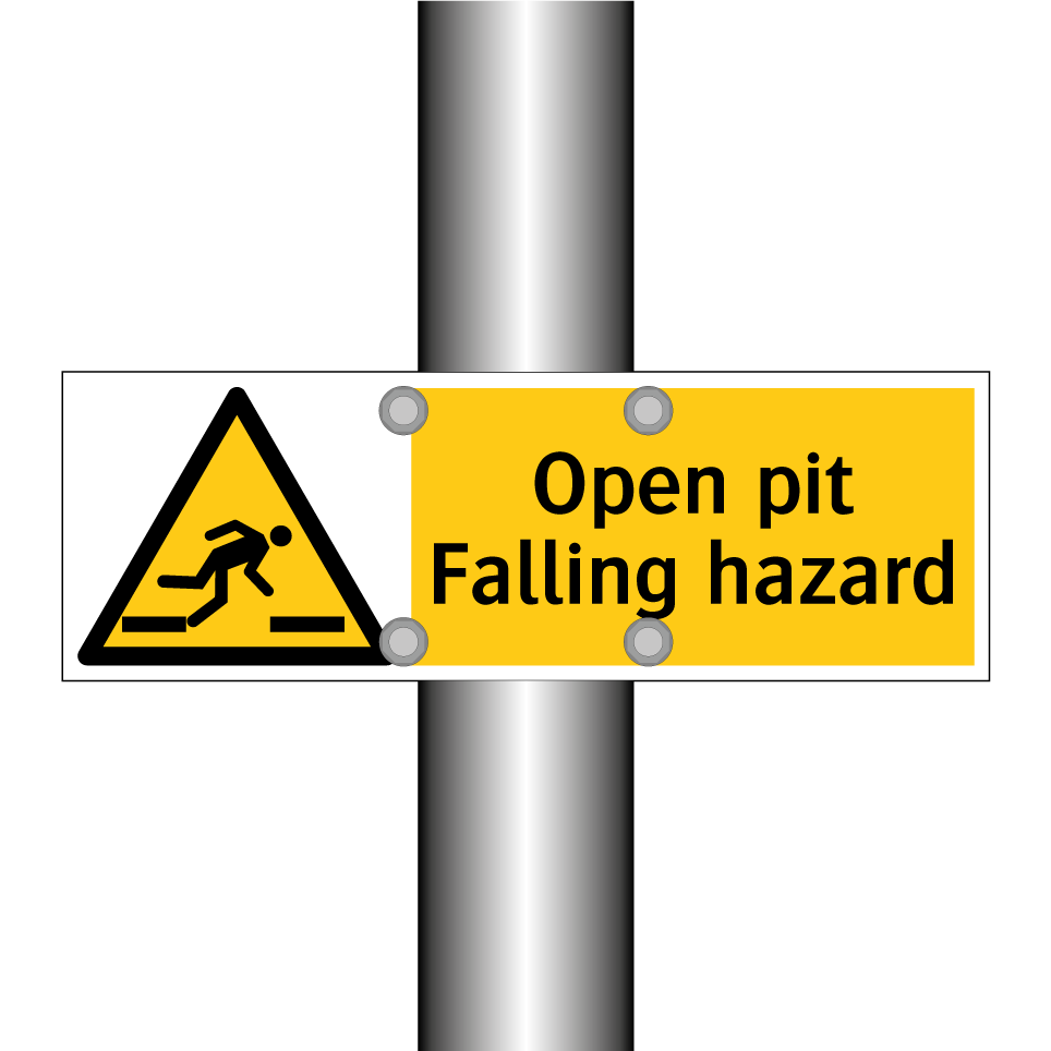 Open pit Falling hazard