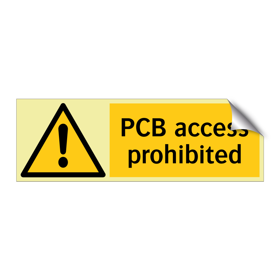PCB access prohibited