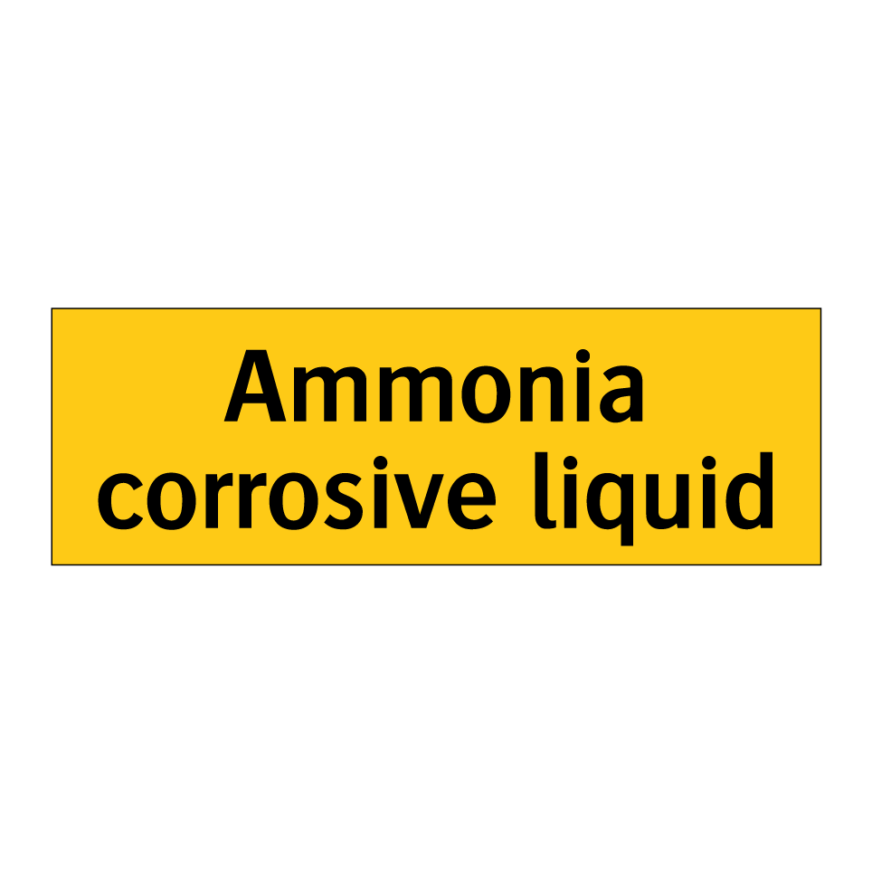 Ammonia corrosive liquid