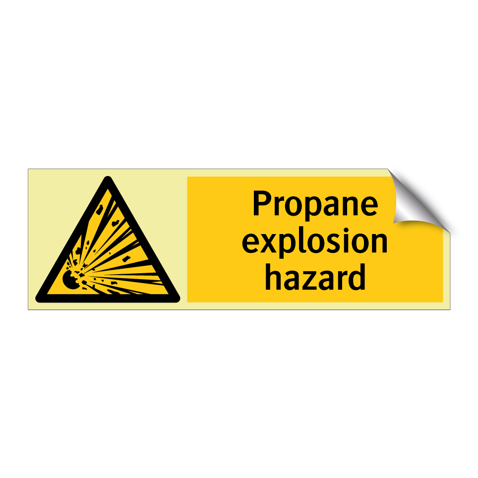 Propane explosion hazard