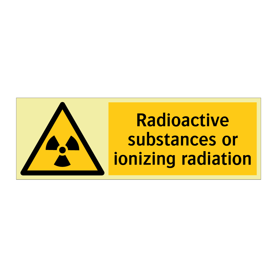 Radioactive substances or ionizing radiation