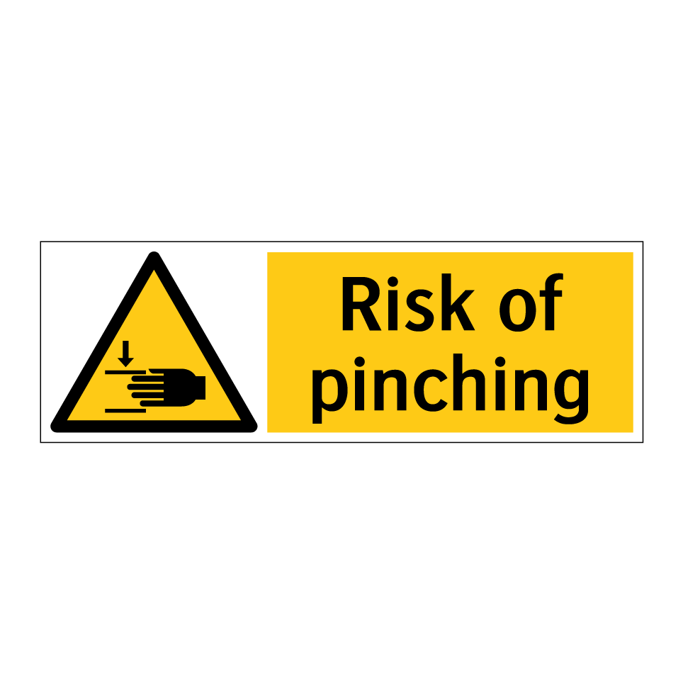Risk of pinching