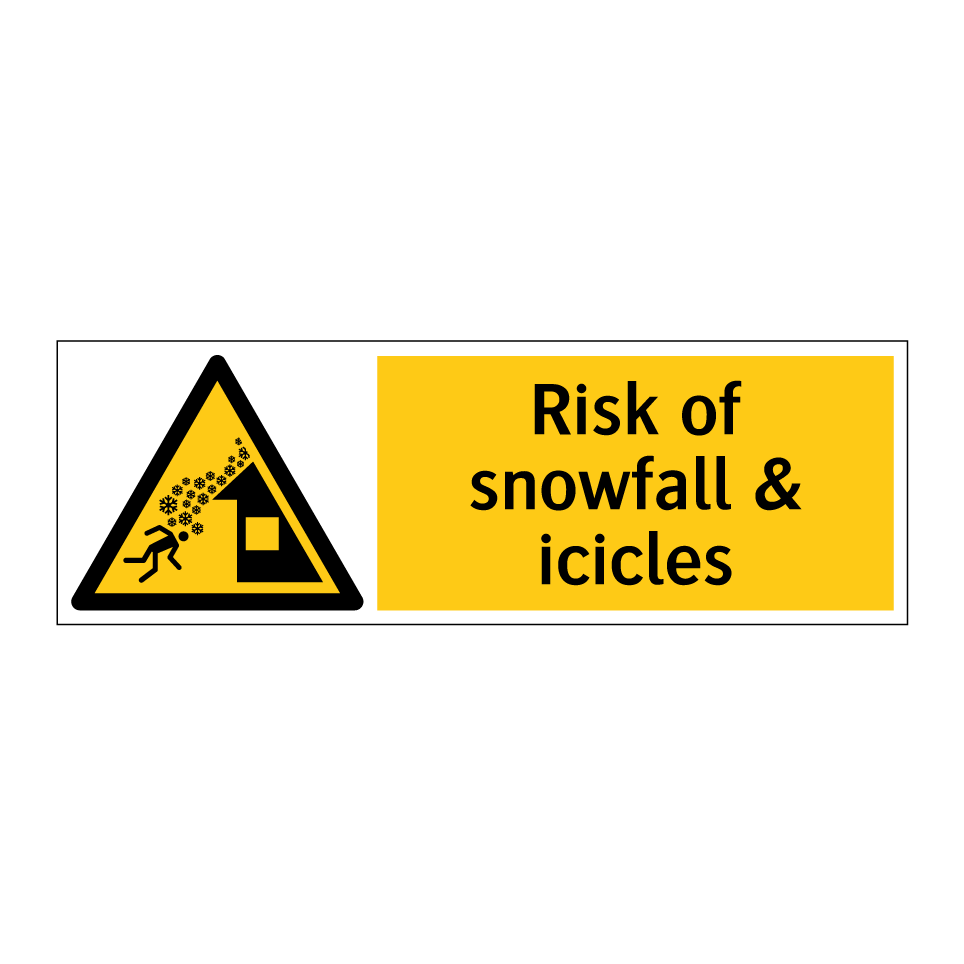 Risk of snowfall & icicles