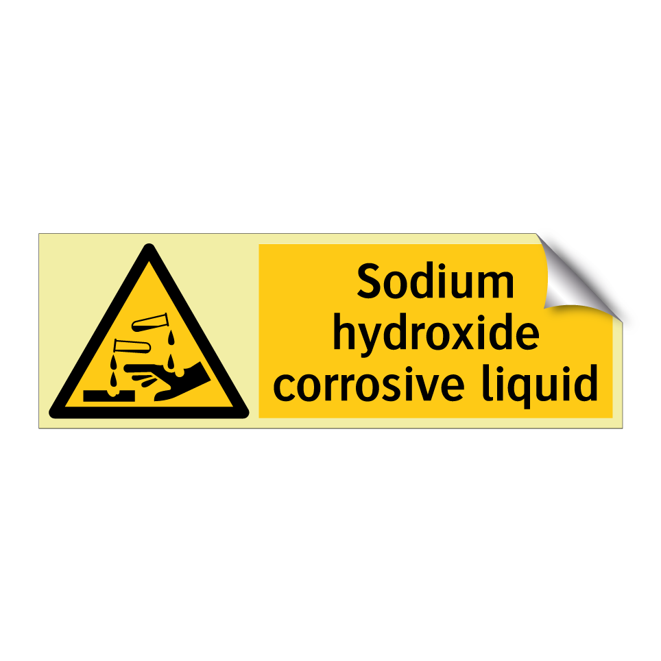 Sodium hydroxide corrosive liquid