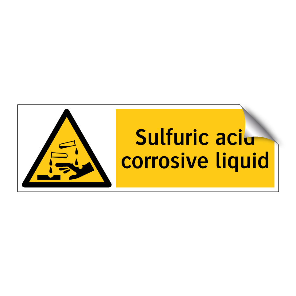 Sulfuric acid corrosive liquid