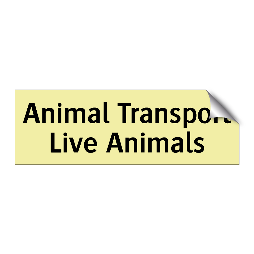 Animal Transport Live Animals