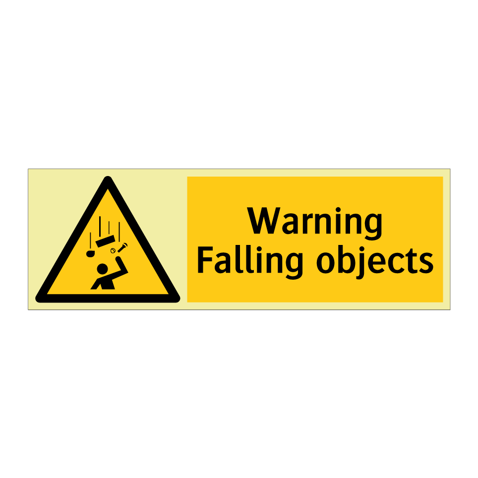 Warning Falling objects