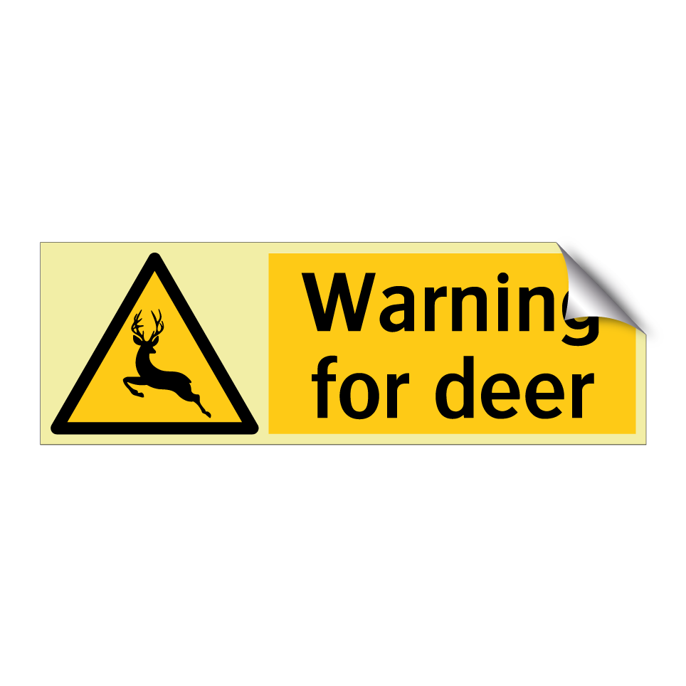 Warning for deer